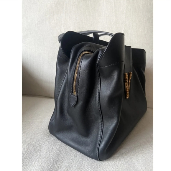Versace Virtus Leather Tote - Picture 6 of 9